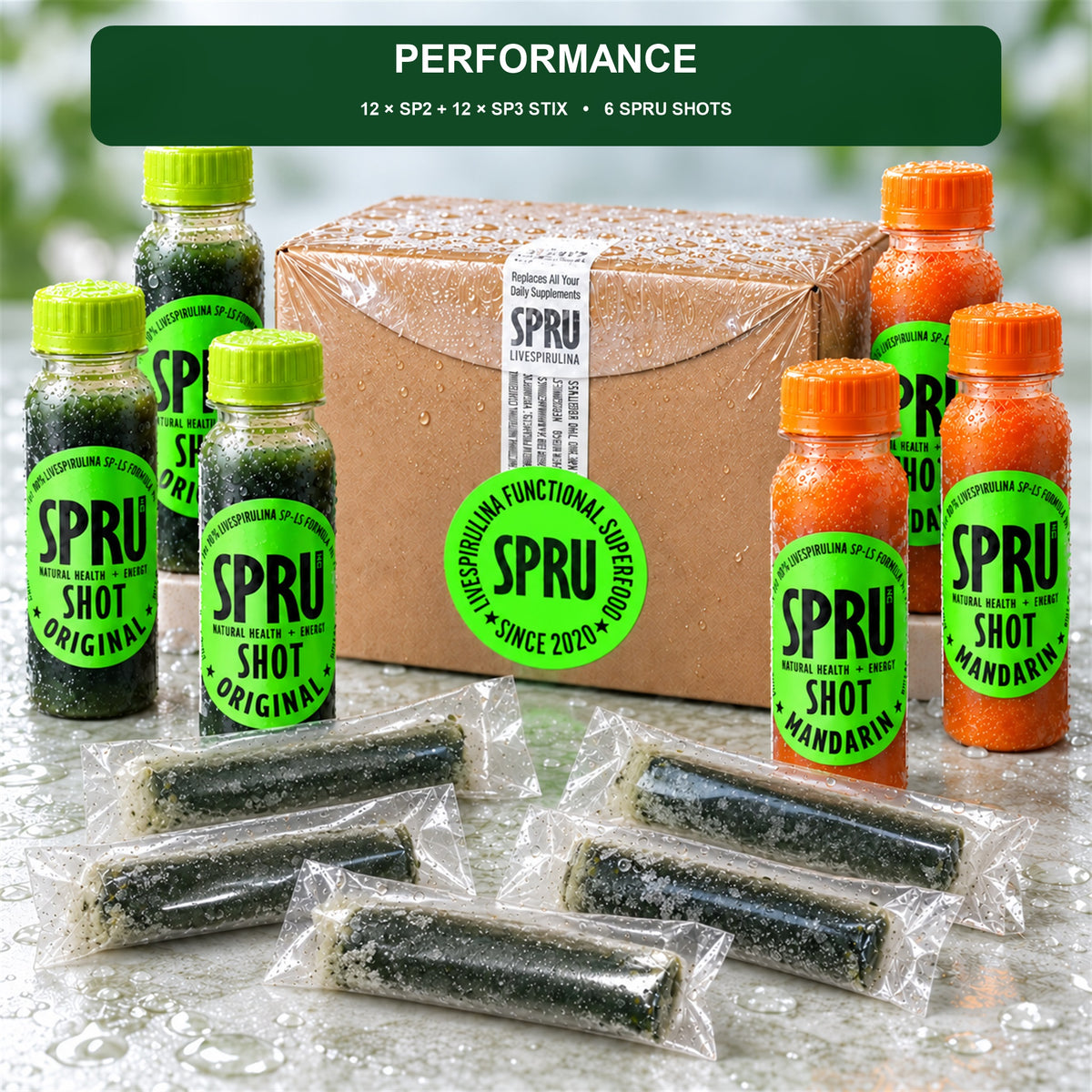 SPRU 30-Day Live Spirulina Trial Pack β Performance