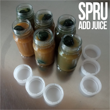 SPRU DIY Shot Bottle Kit – 6 Empty 100 ml Bottles
