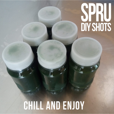 SPRU DIY Shot Bottle Kit – 6 Empty 100 ml Bottles