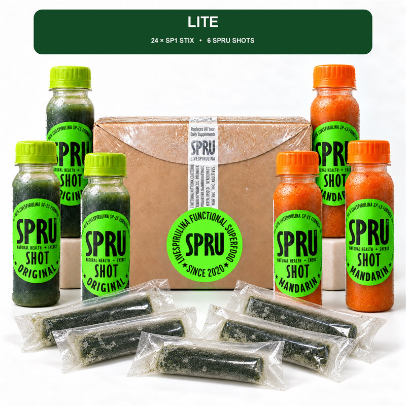 SPRU 30-Day Live Spirulina Trial Pack – Lite
