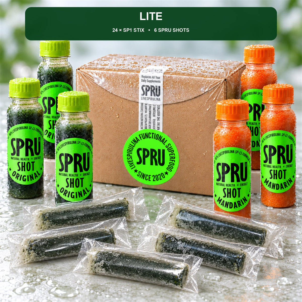 SPRU 30-Day Live Spirulina Trial Pack – Lite