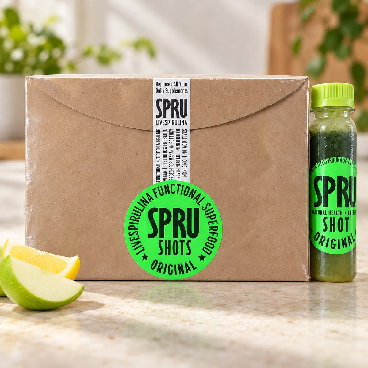 SPRU SP1.5 Live Spirulina Shots – 30-Day Pack