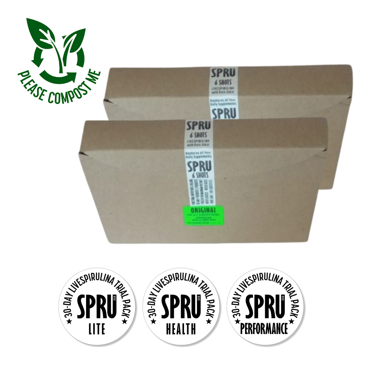 SPRU Live Spirulina 30-Day Starter Pack