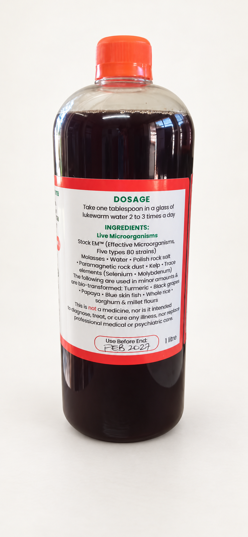 Lindros Solutions4 – Live Fermented EM Probiotic